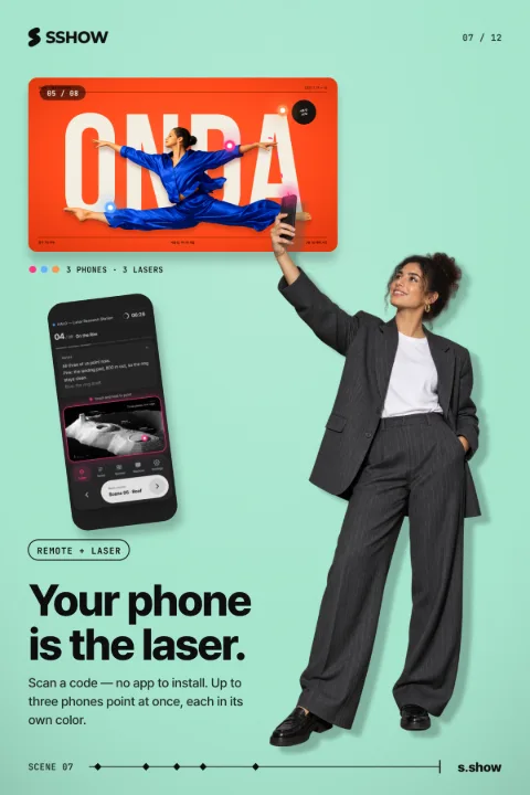 Poster: Your phone is the laser.