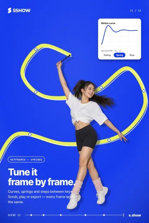 Poster: Tune it frame by frame.