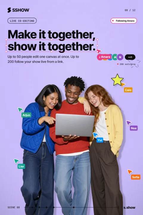 Poster: Make it together, show it together.